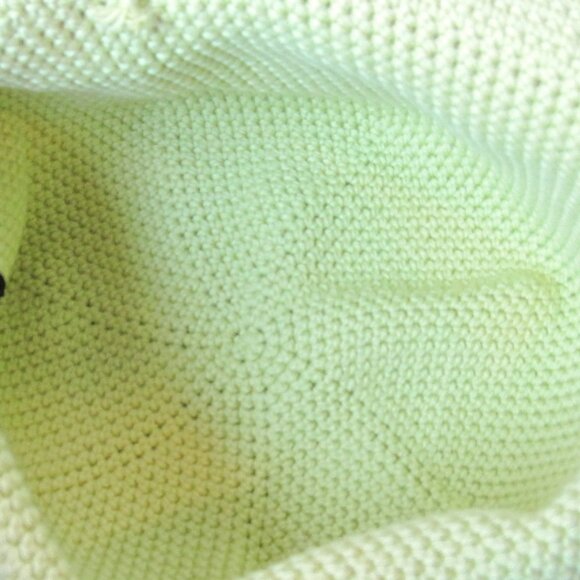 Lime Green Knitted Hat - Vintage Ladies' Floppy Knit Bucket Hat 21.5" Band Small - Picture 5 of 5